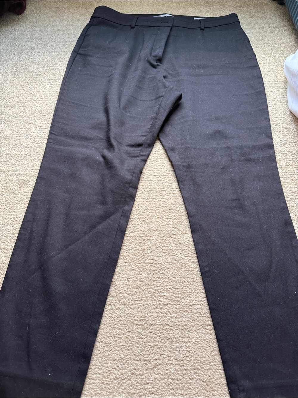 LOFT The Sutton Skinny Black Dress Pants